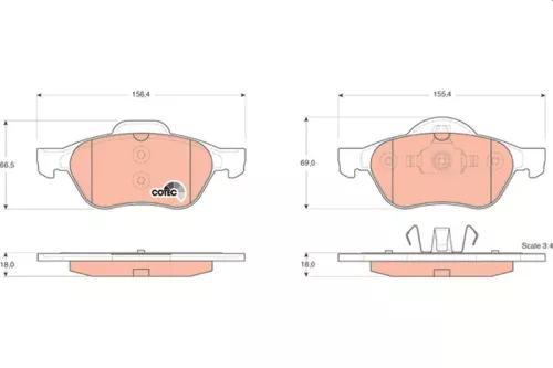 Brake Pad Set, disc brake