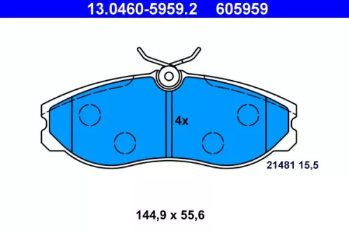 Brake Pad Set, disc brake