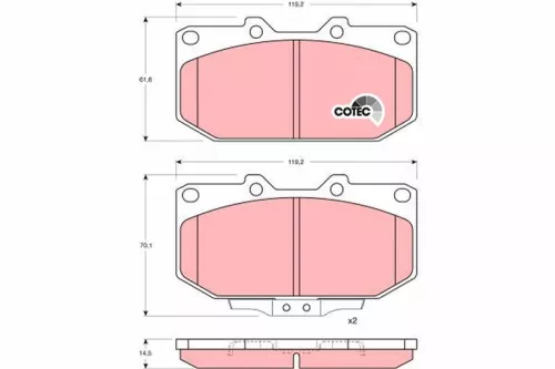 Brake Pad Set, disc brake