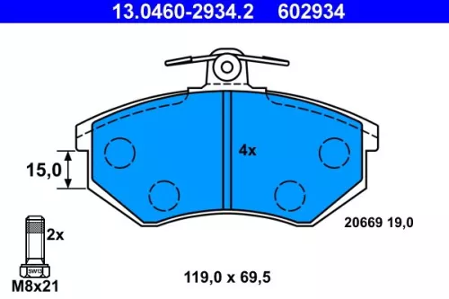 Brake Pad Set, disc brake