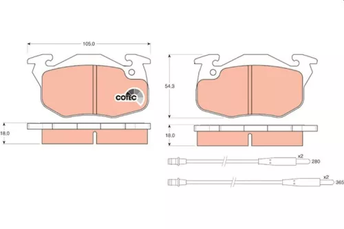 Brake Pad Set, disc brake