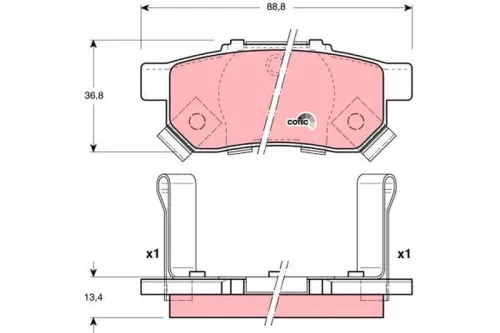 Brake Pad Set, disc brake