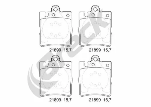Brake Pad Set, disc brake