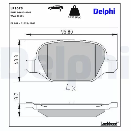 Brake Pad Set, disc brake