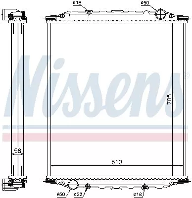 Radiator, engine cooling