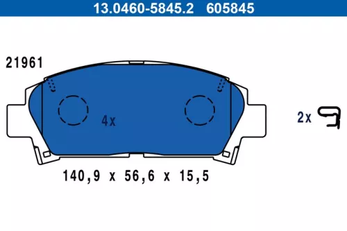 Brake Pad Set, disc brake