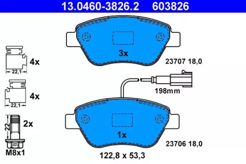 Brake Pad Set, disc brake