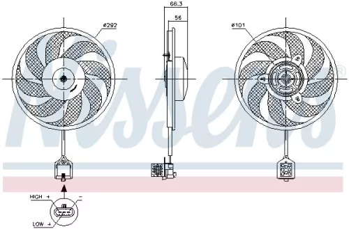 Fan, engine cooling