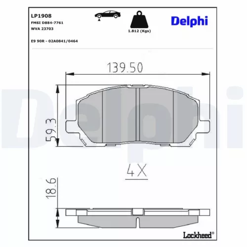 Brake Pad Set, disc brake