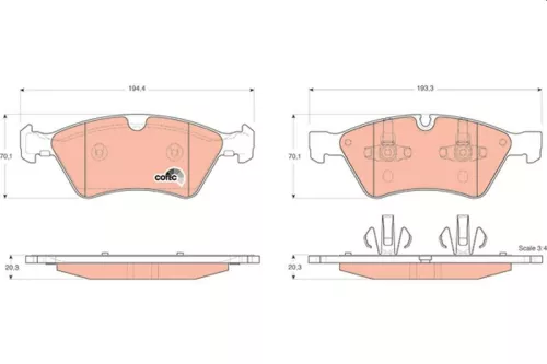 Brake Pad Set, disc brake