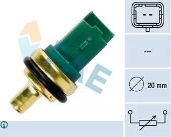 Sensor, coolant temperature