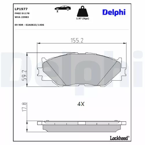 Brake Pad Set, disc brake