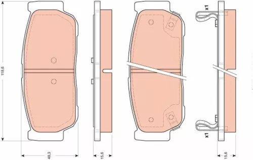 Brake Pad Set, disc brake
