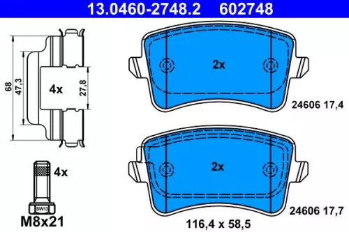 Brake Pad Set, disc brake