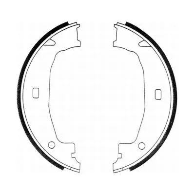 Brake Shoe Set, parking brake