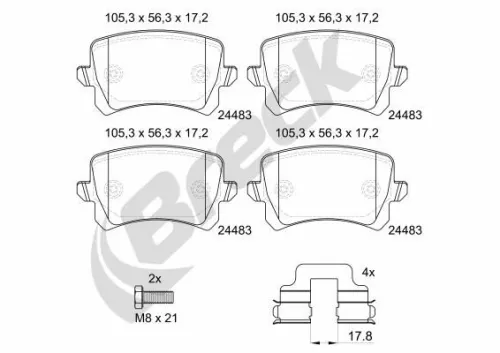 Brake Pad Set, disc brake