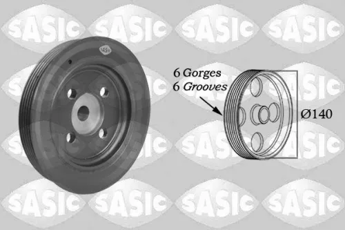 Belt Pulley, crankshaft