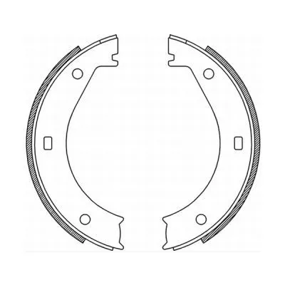 Brake Shoe Set, parking brake