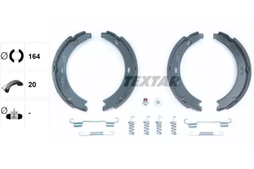 Brake Shoe Set, parking brake