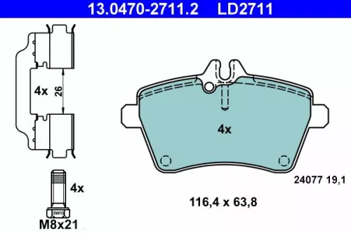 Brake Pad Set, disc brake