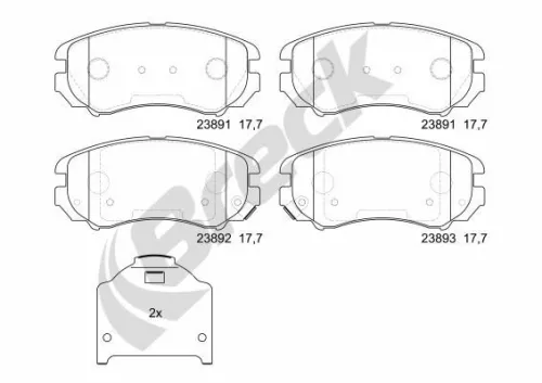 Brake Pad Set, disc brake