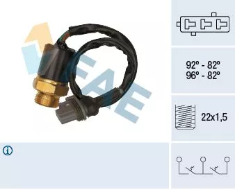 Temperature Switch, radiator fan