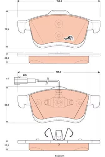 Brake Pad Set, disc brake