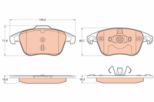 Brake Pad Set, disc brake