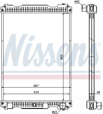 Radiator, engine cooling