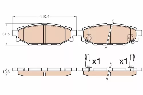 Brake Pad Set, disc brake