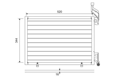 Condenser, air conditioning