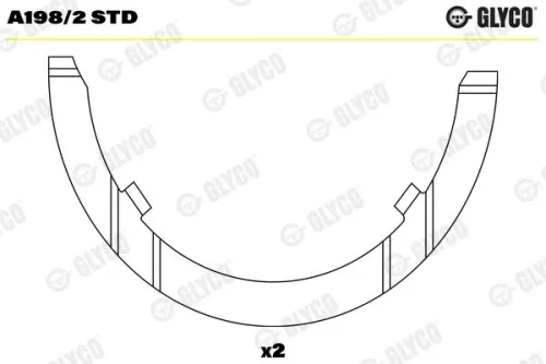 Thrust Washer, crankshaft
