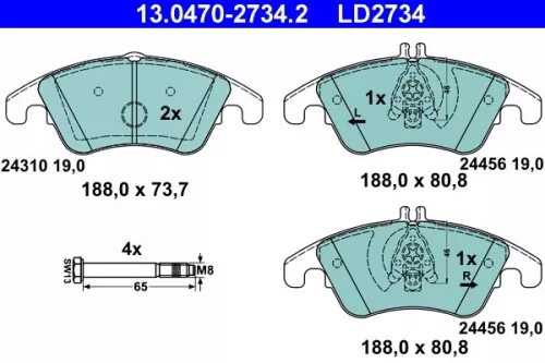 Brake Pad Set, disc brake