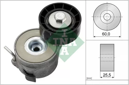 Belt Tensioner, V-ribbed belt