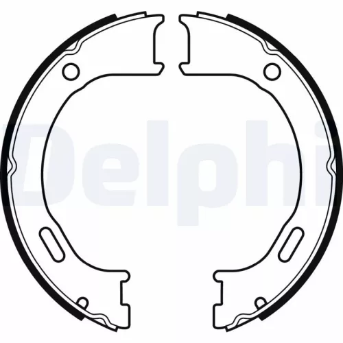 Brake Shoe Set, parking brake