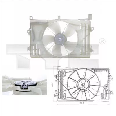 Fan, air conditioning condenser