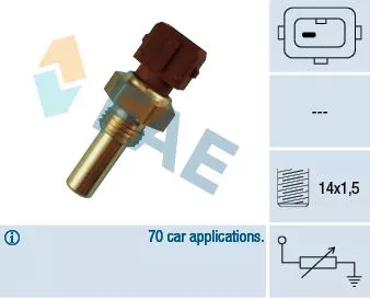 Sensor, coolant temperature