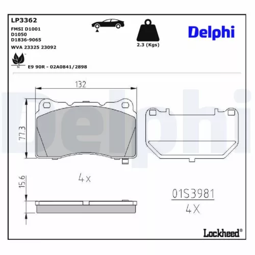 Brake Pad Set, disc brake
