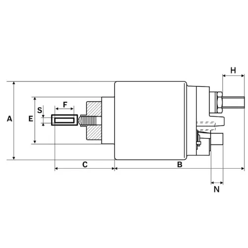 Solenoid Switch, starter