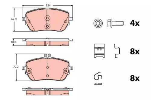 Brake Pad Set, disc brake