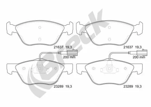 Brake Pad Set, disc brake