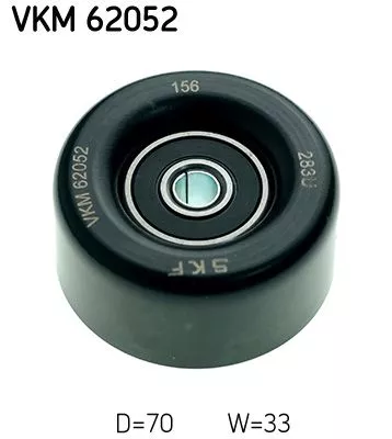 Deflection/Guide Pulley, V-ribbed belt