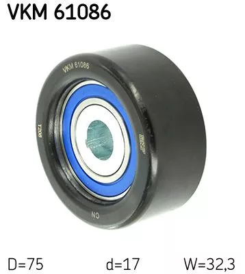 Deflection/Guide Pulley, V-ribbed belt