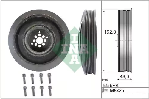 Belt Pulley Set, crankshaft