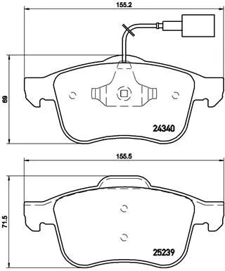 Brake Pad Set, disc brake