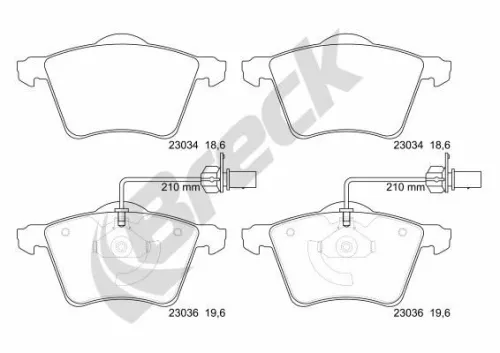 Brake Pad Set, disc brake