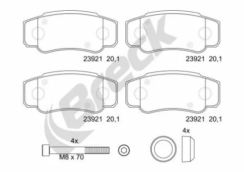 Brake Pad Set, disc brake