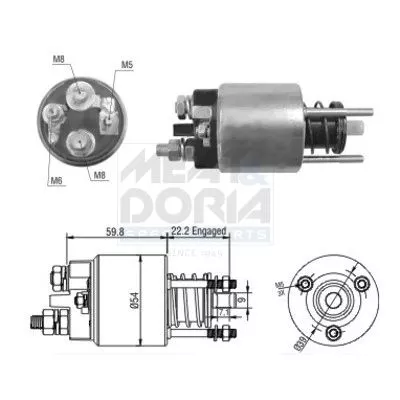 Solenoid Switch, starter