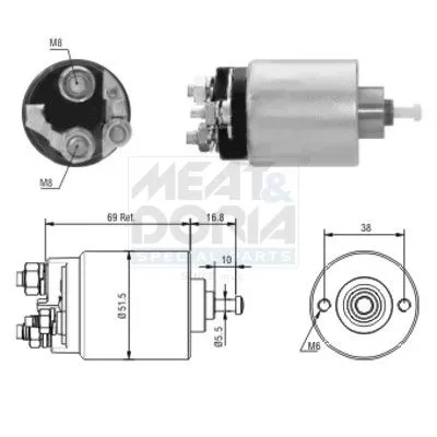 Solenoid Switch, starter