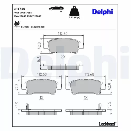 Brake Pad Set, disc brake